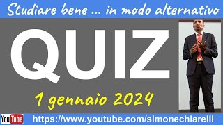 Quiz commentati in diretta di Simone Chiarelli  parte 1 112024 [upl. by Nnire]