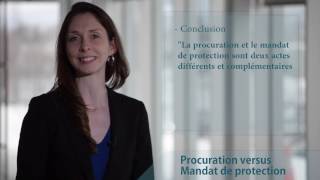 Le mandat de protection versus la procuration  Notaire [upl. by Bittner]