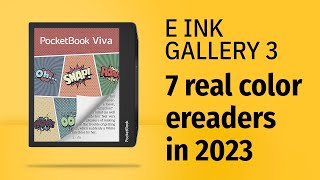 At Least 7 REAL Color EReaders Coming In 2023  EInk Gallery 3 [upl. by Naul98]