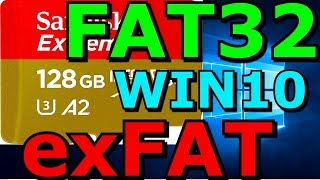 How To Format A Sandisk Extreme 128GB Micro SD Memory Card In Windows FAT32 Included Explained [upl. by Nnyleitak]