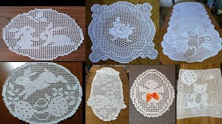 stunning crochet tablecloth table runner design ideas [upl. by Caputto]