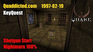 Quaddicted  19970219 keyquestzip  KeyQuest Nightmare 100 [upl. by Llyrehc]