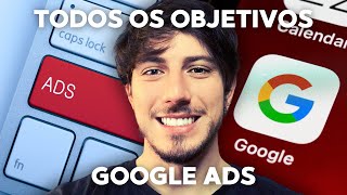 GUIA COMPLETO Tipos de Campanha no Google Ads [upl. by Idyh9]