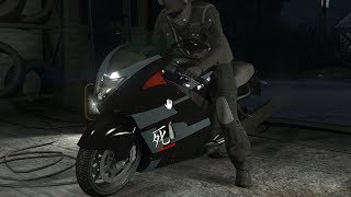 GTA 5  Buying a Shitzu Hakuchou Suzuki Hayabusa  Customization [upl. by Laerdna]