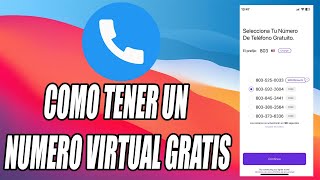 COMO TENER UN NUMERO VIRTUAL PARA WHATSAPP EN ANDROID O IOS  COMO conseguir Numero Virtual GRATIS [upl. by Enimassej]