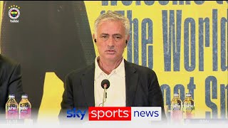 quotI have zero interest in any player from Romaquot  Jose Mourinhos first Fenerbahçe press conference [upl. by Eachern]