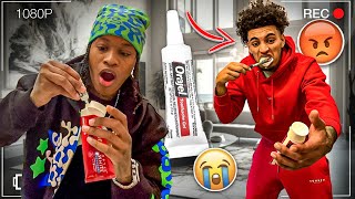 I Replaced Jordan TOOTHPASTE To See His ReactionNEVER AGAIN [upl. by Eiahpets]