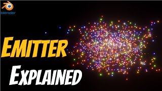 Blender 291 Particles Beginner  Emitter Explained  UrduHindi [upl. by Aerdied]