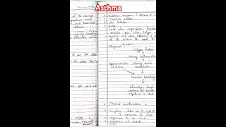 What is Asthma  Dpharma  Pharmacotherapeutics  best notes 📝🥰❣️💫📝 [upl. by Sturdivant]