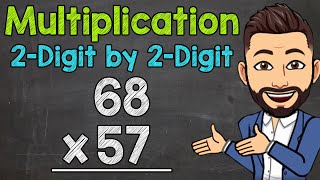 Multiplying 2 digit numbers example 1 [upl. by Pufahl557]