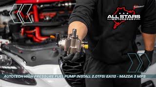 Autotech 20 TFSI HPFP Install DIY [upl. by Eidas]