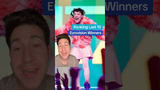 Ranking the Last 10 Eurovision Winners esc eurovision eurovisionsongcontest eurovision2025 [upl. by Arnold]