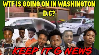 DC YOUTH DEBATE OVER WHAT CARRIES THE MOST TIME MURDA OR CARJACKING SMH [upl. by Eemla154]