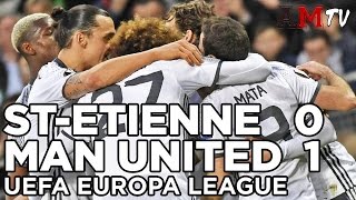 Saint Etienne 01 Manchester United  GOALS Mkhitaryan  UEFA Europa League [upl. by Ynnor318]