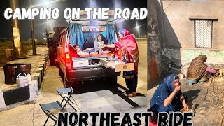 EP 2 NORTHEAST TRIP WITH CAMPERVAN  NIGHT STAY A VILLAGE IIN UP  MATHURA TO AYODHYA [upl. by Esenahs]