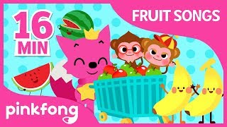 Pinkfong Fruit ABC and more  Fruit Songs  Compilation  Pinkfong Songs for Children [upl. by Edie944]