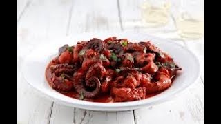 Polpo in tegame Ricetta facile e veloce Come cucinare il polpo Octopus italian easy recipe [upl. by Yvehc]