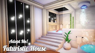 Adopt Me Aesthetic Dream Bathroom  Futuristic House Speed Build Design amp Ideas  Part 2 [upl. by Eatnuahc]