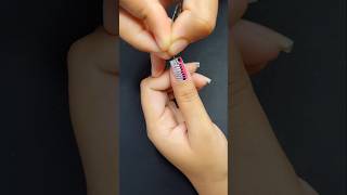 Try this Safety pin hack nailart shorts nailartathome [upl. by Elladine]