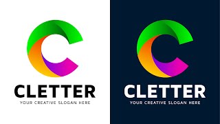 3d Logo design c letter [upl. by Susannah549]