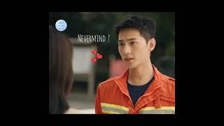 Fireworks of my heart chinese drama  👨‍🚒❤️👩‍⚕️ yangyang cdrama trending romance [upl. by Aicatsan299]