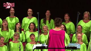 Choir  The Lion Sleeps Tonight  Stazka Solcova arrangement conductor Canticorum Pilsen 2012 [upl. by Hamer]