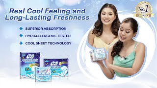 Sofy Cooling Fresh Sanitary Napkin  Shop TV [upl. by Aillemac]