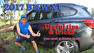 2017 BMW X1  8 Useful tips amp tricks you need to know [upl. by Elyak153]