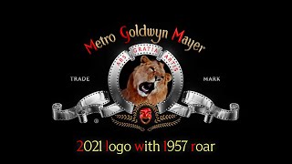 2021 MetroGoldwynMayer logo with 1957 roar track [upl. by Hnirt]