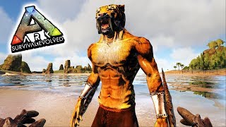 EL INCREÍBLE TIGRE HUMANO 😱😍  MonsterLand 4  ARK Survival Evolved [upl. by Alul]