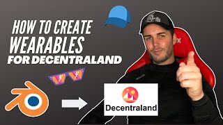 How to create wearables for decentraland with blender [upl. by Yeznil]