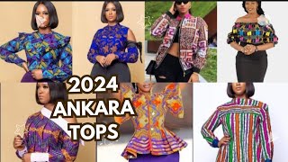 2024 trendy Ankara tops you can rock with skirts or trousers [upl. by Nisa661]