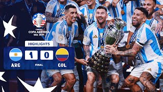 ARGENTINA 10 COLOMBIA  HIGHLIGHTS  CONMEBOL COPA AMÉRICA USA 2024™ [upl. by Perle]