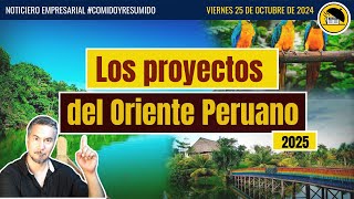 Los proyectos de infraestructura que se vienen para el oriente peruano comidoyresumido [upl. by Amekahs]