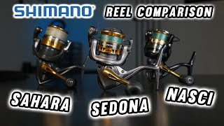 Shimano Sedona Sahara and Nasci Which Do You Need Full Comparison [upl. by Silva]