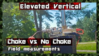 Elevated Vertical Test of how a choke at antenna feed point effects the performance [upl. by Malonis]