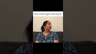 How moms get work done 👀 mostlysane mom ytshort relatable [upl. by Braun398]