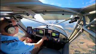 Dynon Emergency Glide Flight Trial [upl. by Haiasi]