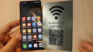 How to scan wifi qr code in huawei nova 10  Huawei nova 10 wifi qr code scanner [upl. by Urbas]