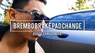 How to Change dodge challenger srt8 brake pads [upl. by Yerffoej207]