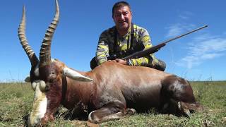 Hunting a Blesbuck in South Africa with Game 4 Africa [upl. by Ahsiemac]