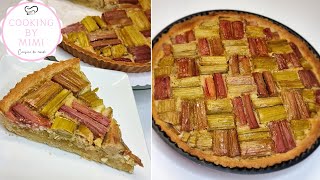 TARTE A LA RHUBARBE LA RECETTE INRATABLE ET FACILE À FAIRE [upl. by Bradman596]