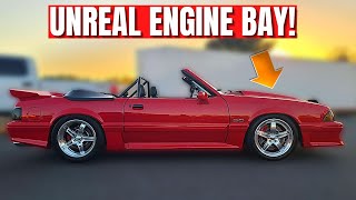 The ULTIMATE FoxBody CONVERTIBLE BUILD  347 Vortech SuperCharged [upl. by Ayekan]