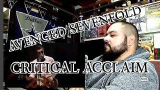 REACTION AVENGED SEVENFOLD  CRITICAL ACCLAIM 🔥🔥🔥 MY HONEST OPINION [upl. by Katerina]