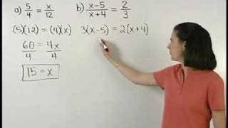 Solving Proportions  MathHelpcom  Math Help [upl. by Vlad]