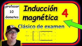 Inducción electromagnética Ejercicios resueltos clásico 4 Experiencia de Henry  2 bachillerato [upl. by Manard]