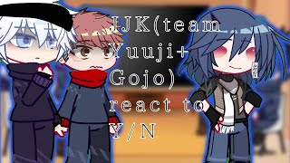 【JjkTeam YuujiGojo react to YN】 [upl. by Harehs]