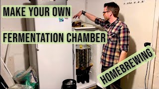 How to make fermentation chamber the easiest way  DIY for homebrew [upl. by Edris]