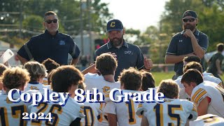 Copley vs Barberton 8th Grade Football 2024 [upl. by Meletius]