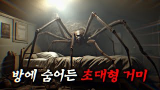 초대형 거미가 자꾸 방안에 나타나는 이유 소름 주의  결말 포함 [upl. by Sperry]